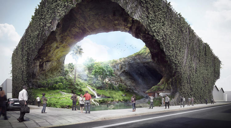 Kengo Kuma’s design for cultural museum in the Philippines evokes prehistoric cave feel