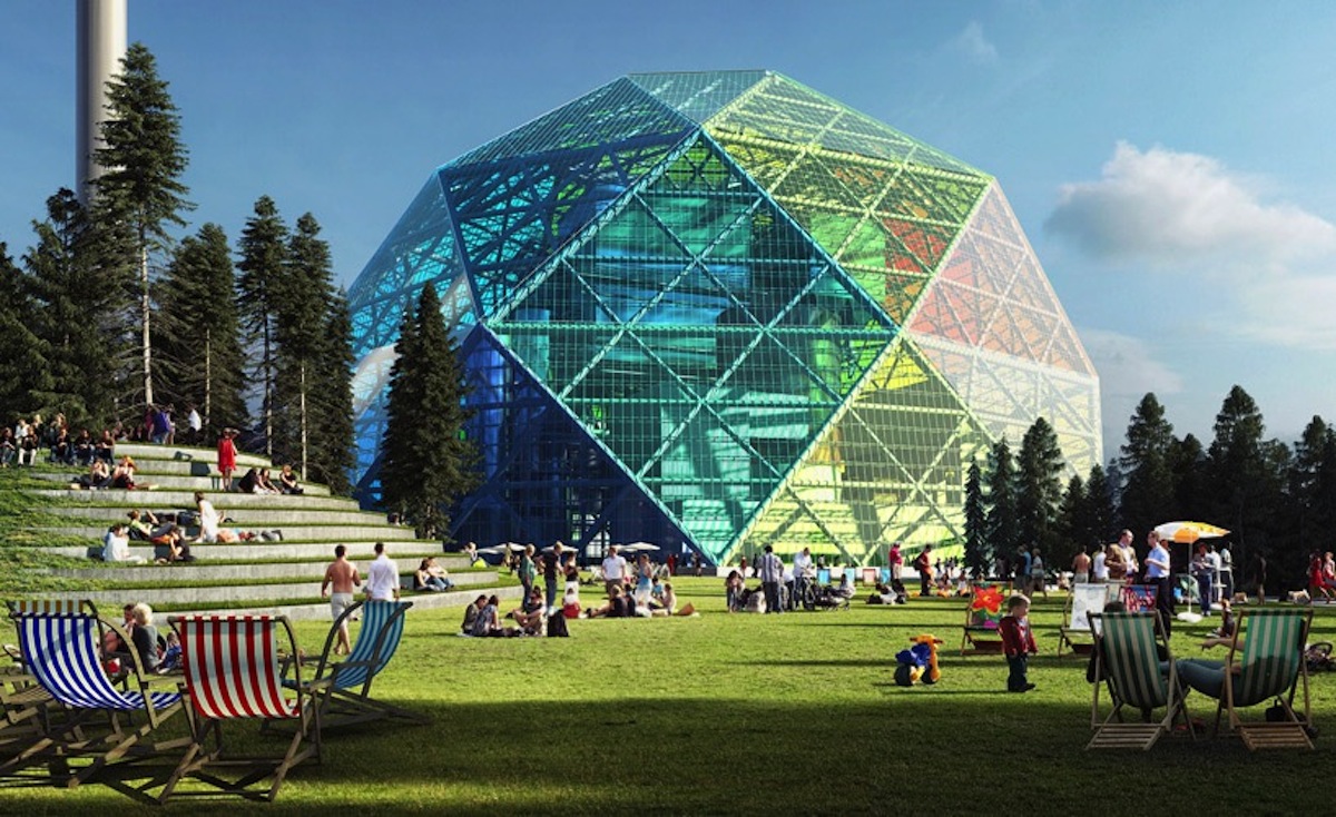Bjarke Ingels designs geodesic dome for energy production, community use