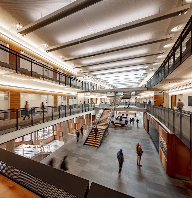 Interior of the Bill and Melinda Gates Center for Computer Science and Engineering