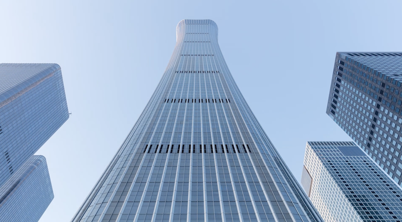 CITIC Tower from the ground