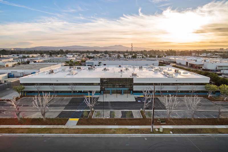 A transitional homeless shelter in Santa Ana, Calif., built by C.W. Driver Companies