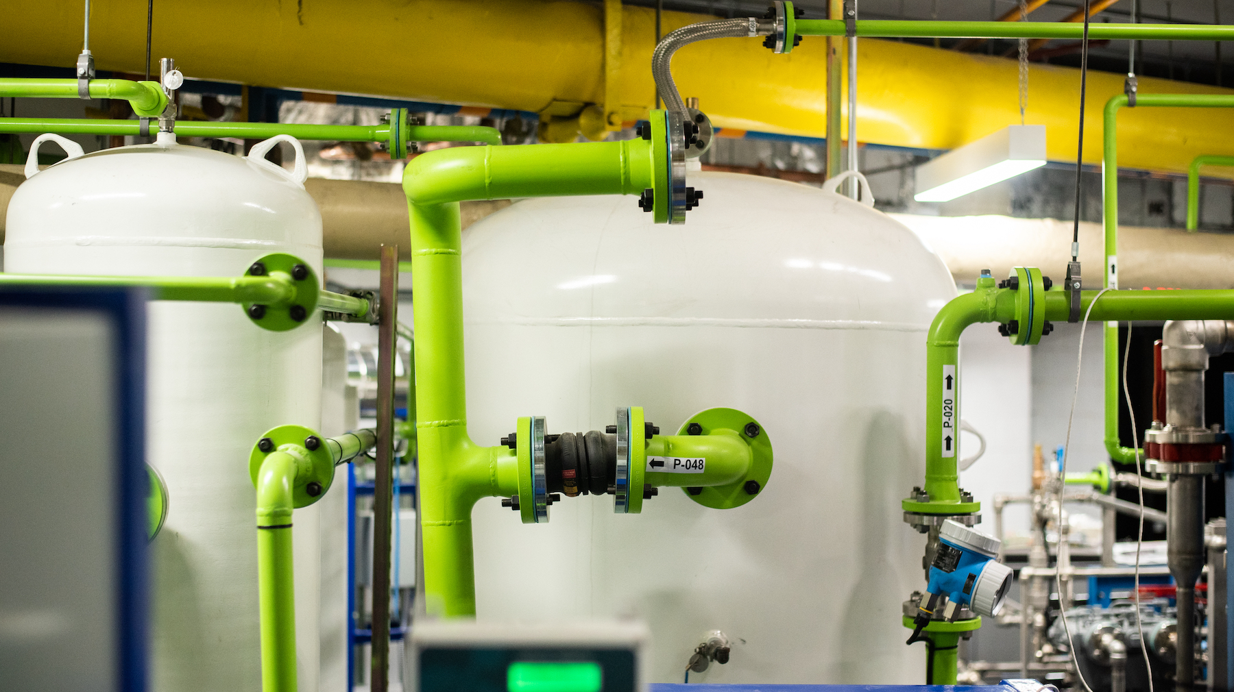 CarbonQuest's mechanical process liquefies carbon dioxide. Images: Courtesy of CarbonQuest