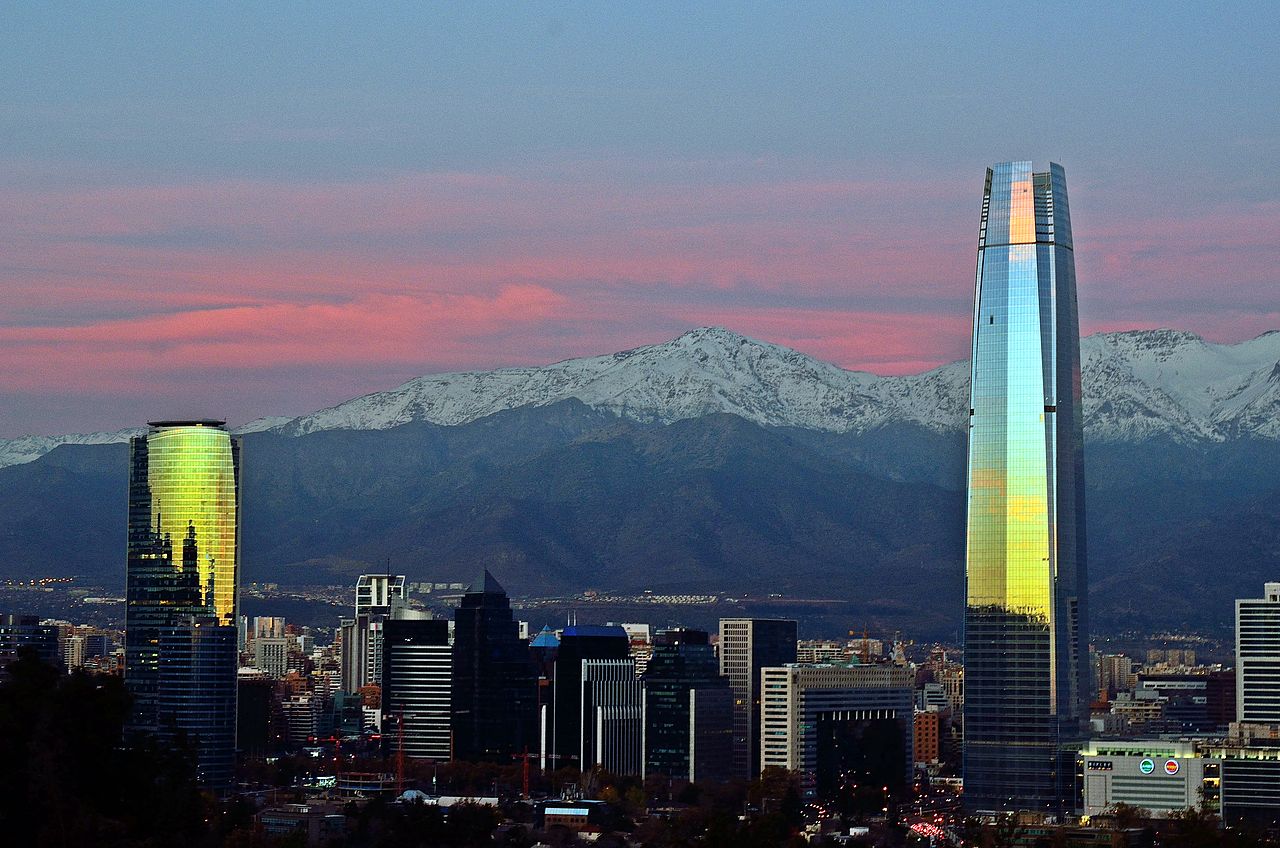 Torre Costanera in Santiago, Chile, is South America's first supertall. Photo: J