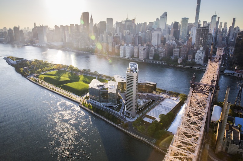 Aerial view of Cornell Tech Campus