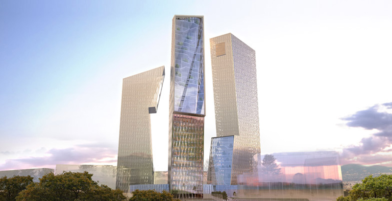 Daniel Libeskind unveils design for Rome skyscrapers