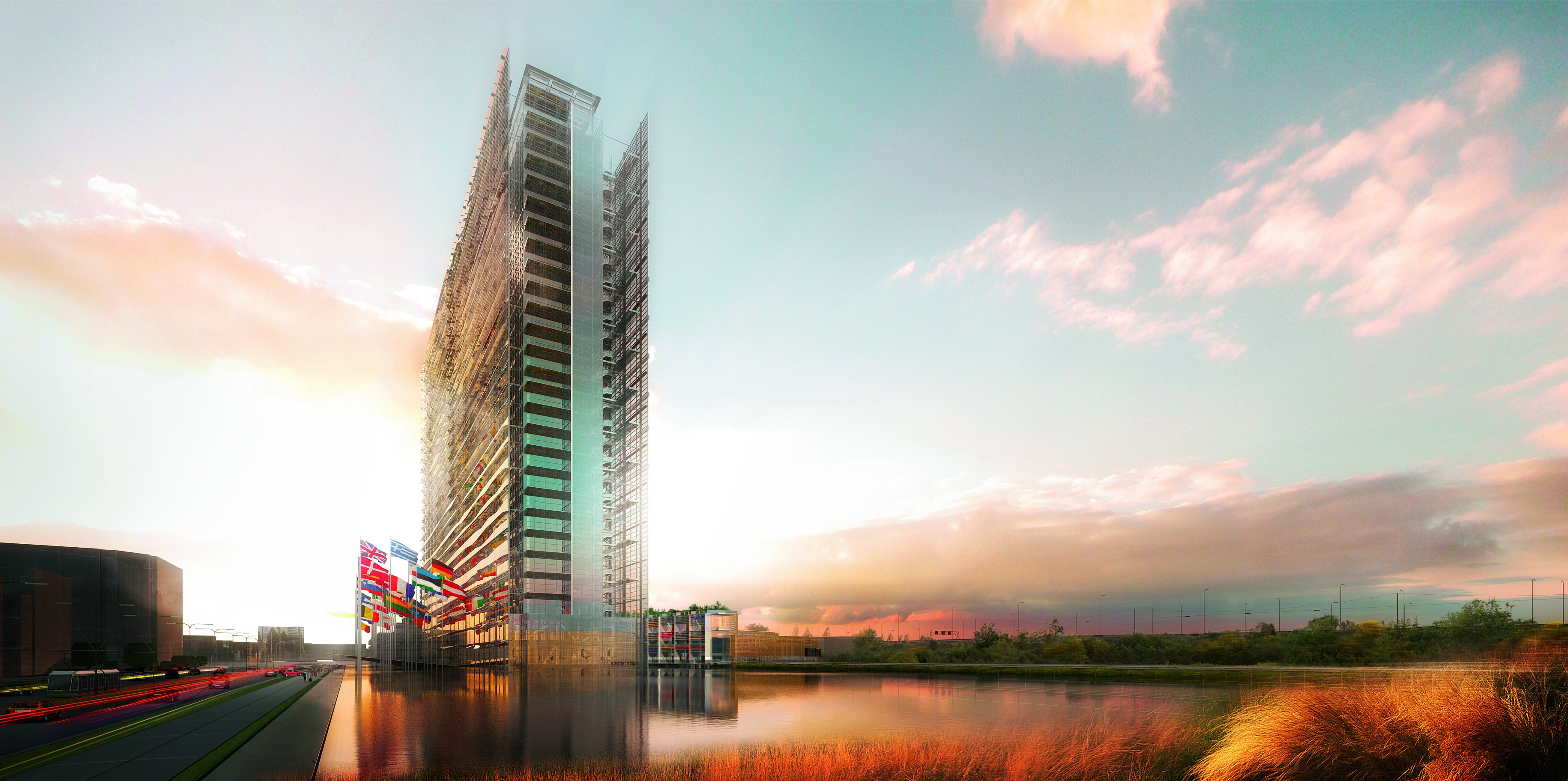 All renderings courtesy Ateliers Jean Nouvel, Dam & Partners, and EPO.
