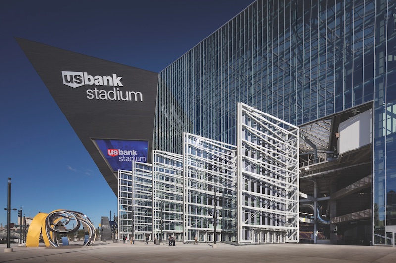 The  final design for the 70,000-seat U.S. Bank Stadium