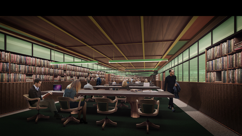 A library space