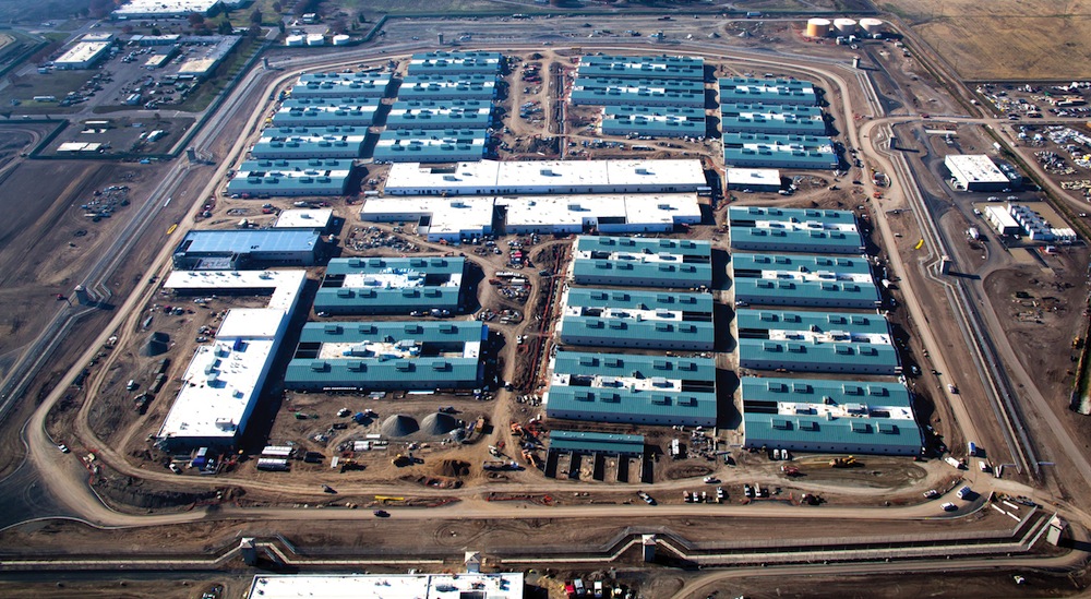 At 1.2 million sf, the California Health Care Facility inmate hospital was Calif
