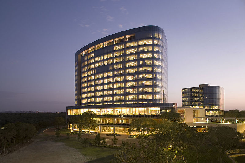 Tesoro Corporation headquarters in San Antonio, TX, a LEED-certified building. P