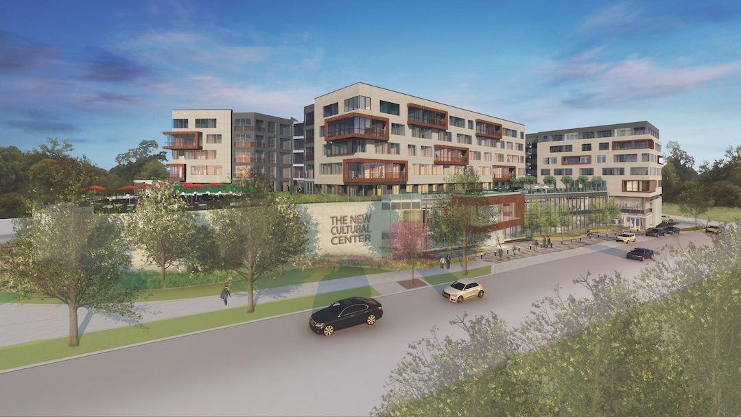 The New Cultural Center in Columbia, Md., will create about 200 apartment units