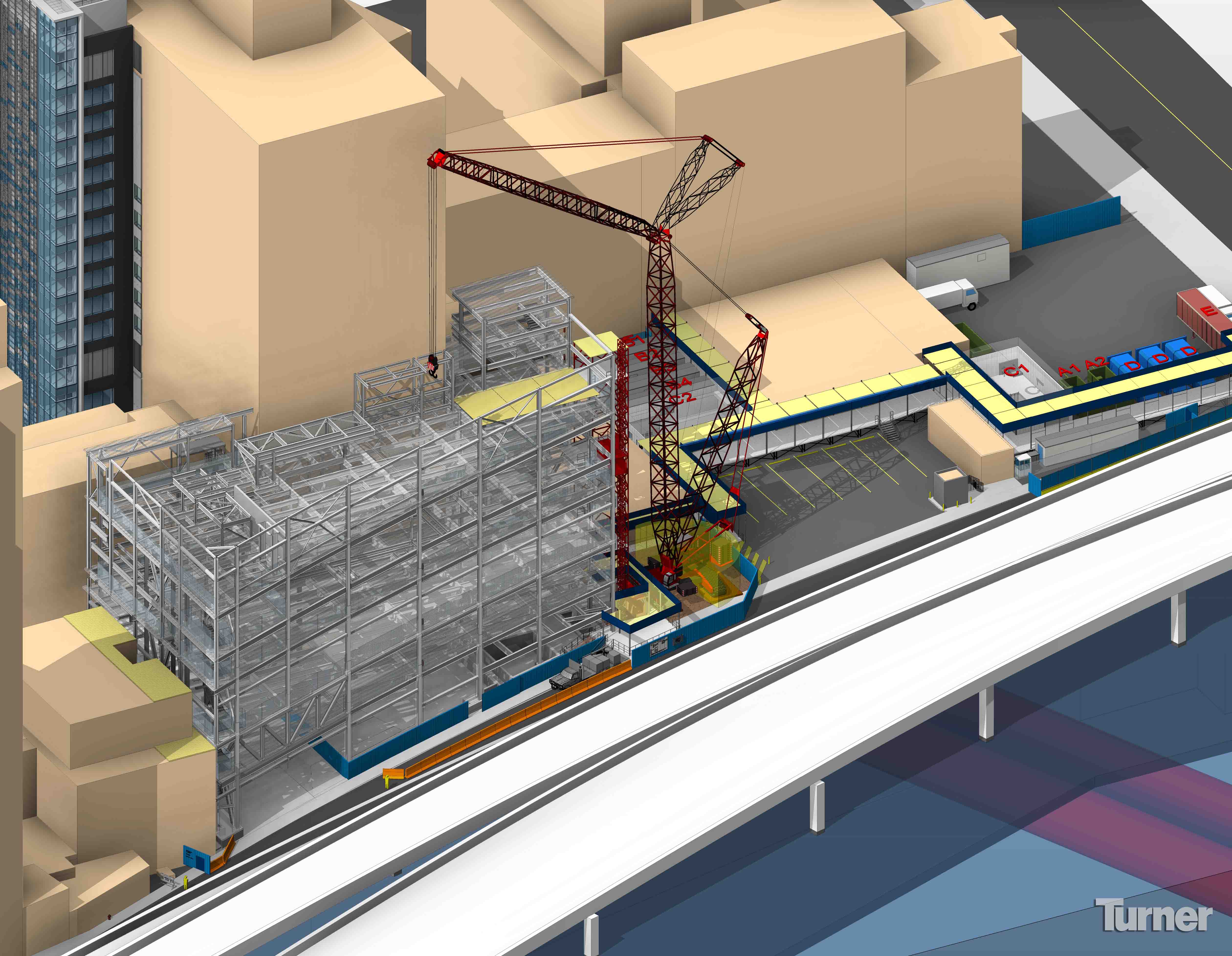The virtual models and walkthroughs helped identify potential safety risks earli