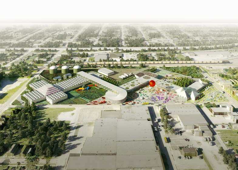 Starchitecture meets agriculture: OMA unveils design for Kentucky community farming facility
