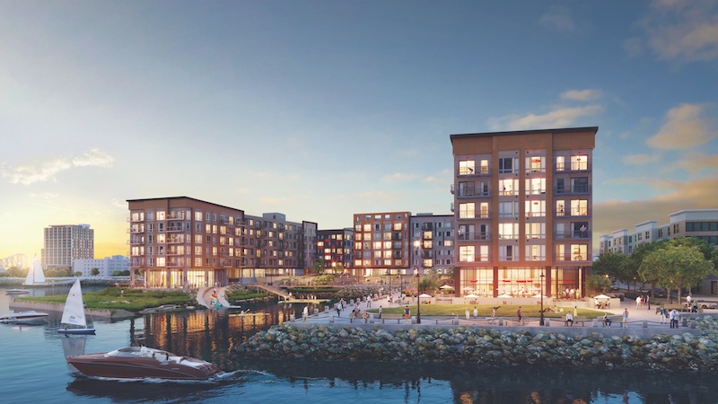 Rendering of Clippership Wharf
