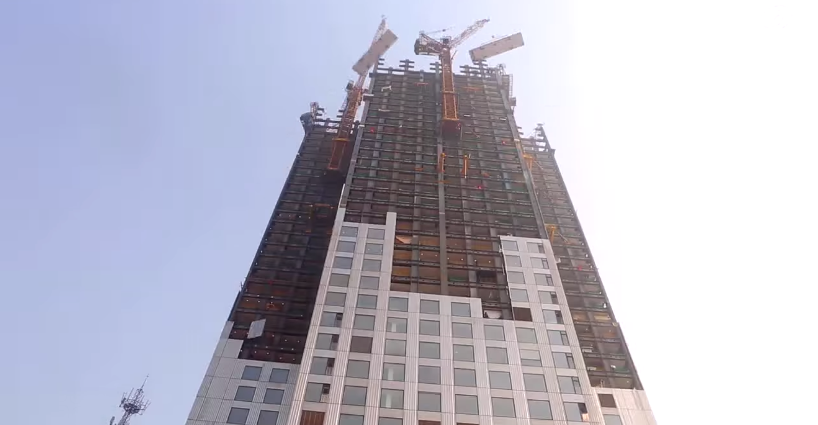 A 57-floor Chinese skyscraper was completed in 19 days