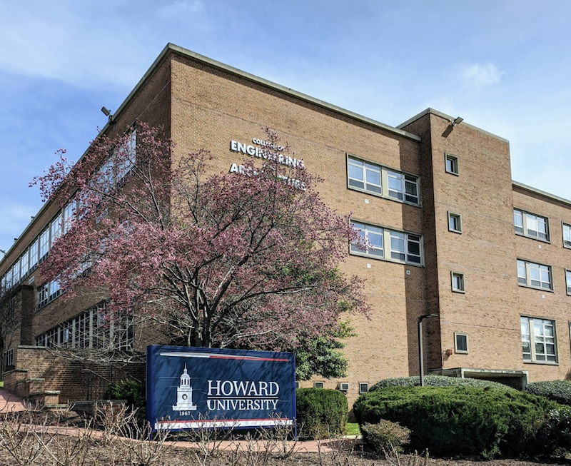 The building housing Howard University's College of Engineering and Architecture