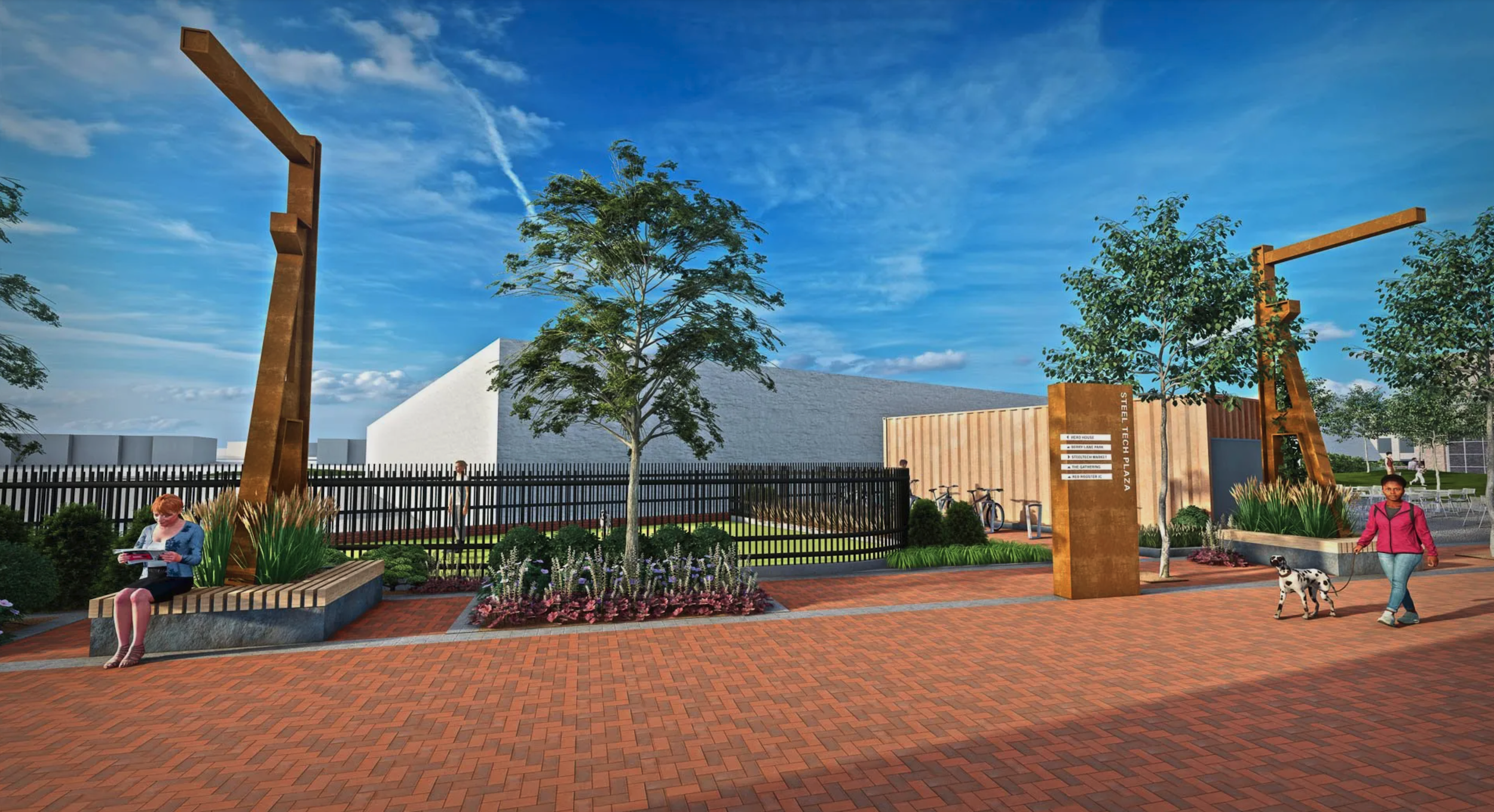 New Jersey turns a brownfield site into Steel Tech, a 3.3-acre mixed-use development