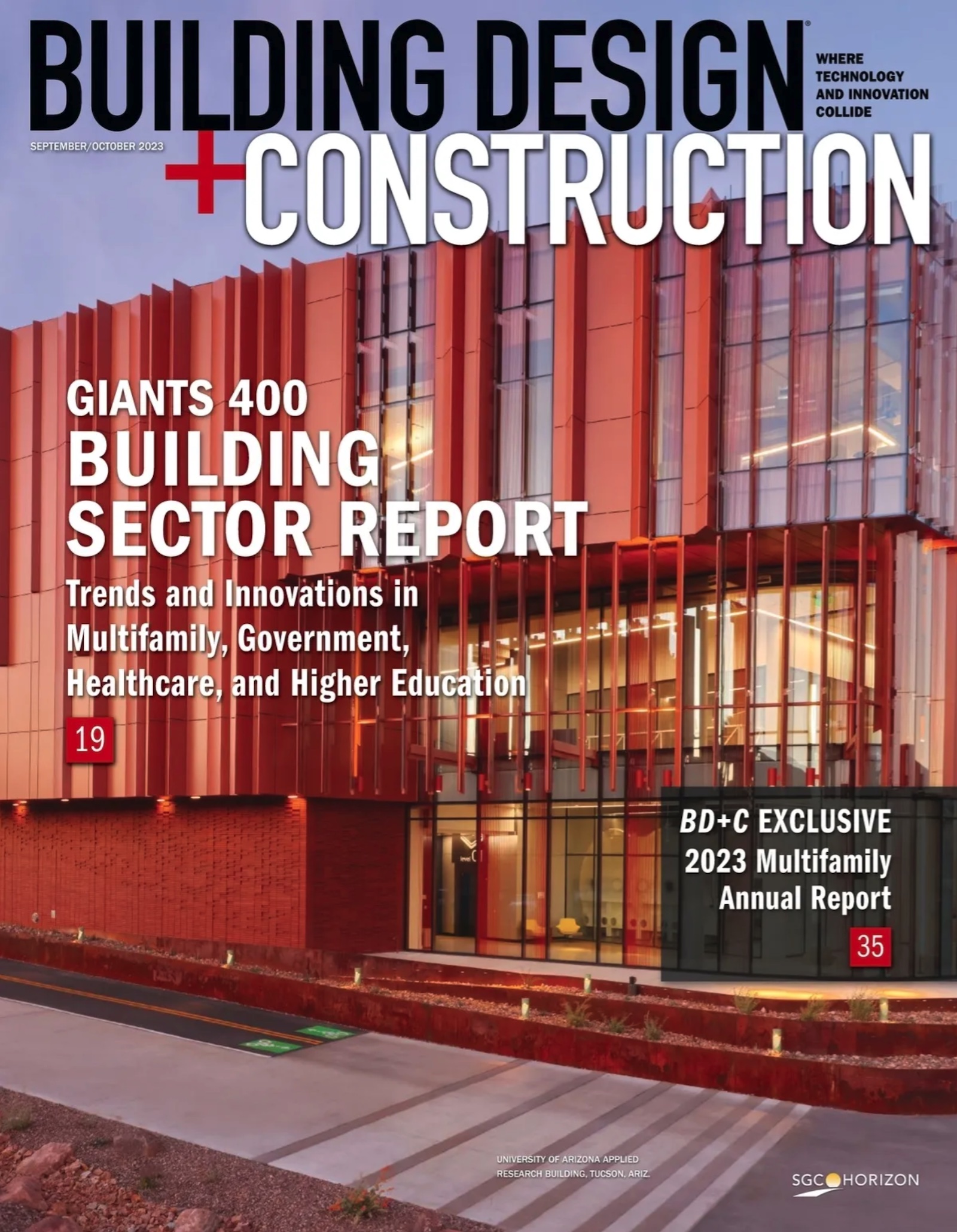 September October 2023 issue of Building Design+Construction magazine