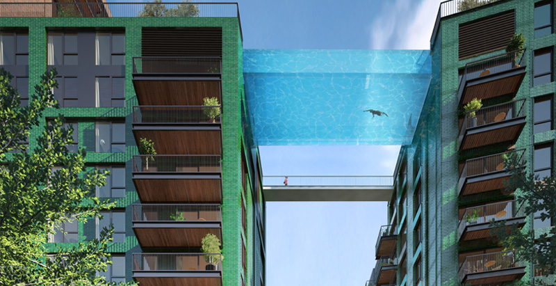 Sky Pool, Swimming Pool, Residential, high-rise, apartment