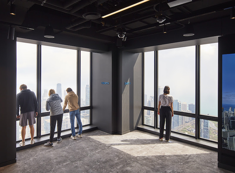 Willis Tower skydeck observation