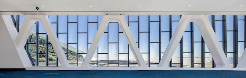 Terminal B panoramic views