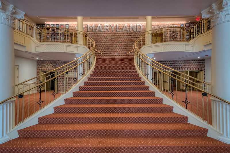The Maryland Theatre main stair