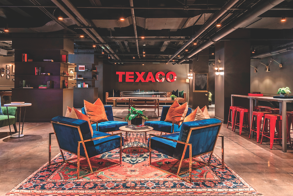Texaco’s century-old headquarters is now a luxury apartment community