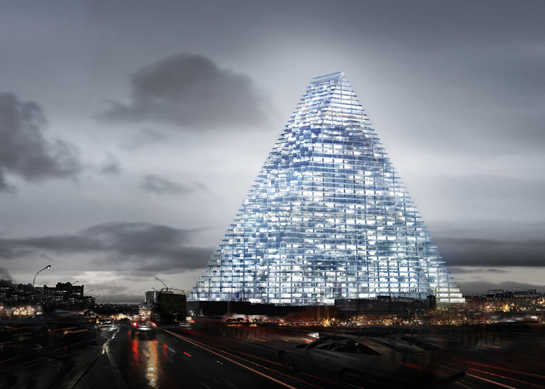 Herzog & de Meuron’s triangle tower design stirs controversy in Paris