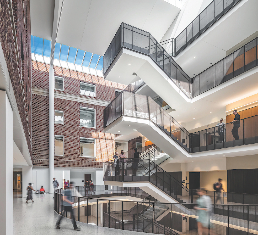 Top 40 Science and Technology Sector Construction Firms for 2019, 2019 Giants 300 Report, John T. Tate Hall at the University of Minnesota, constructed by JE Dunn, Photo Brandon Stengel