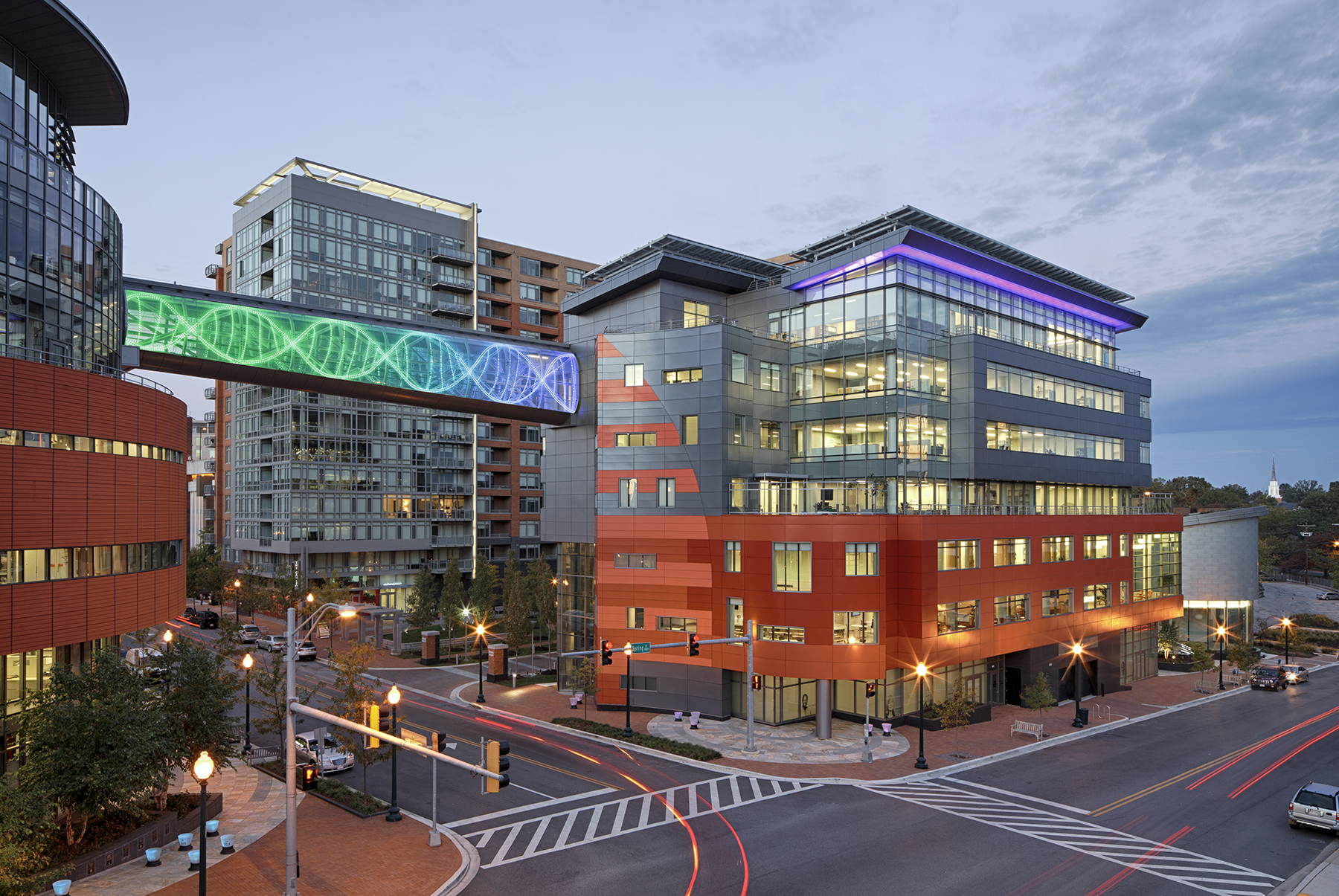 United Therapeutics Pedestrian Connector, Silver Spring, Md. - 12 award-winning structural steel buildings