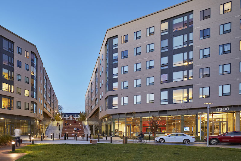 The Village Green at Terrapin Row designed by WDG Architecture