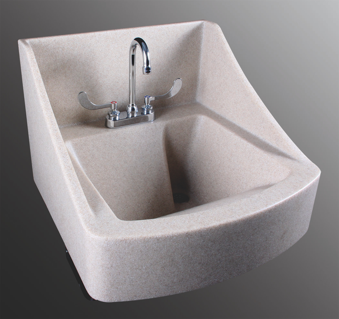 WICS-222 Infection Control Sink in one-piece design