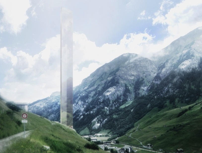 Morphosis unveils plans for controversial high-rise hotel in tiny Alpine village