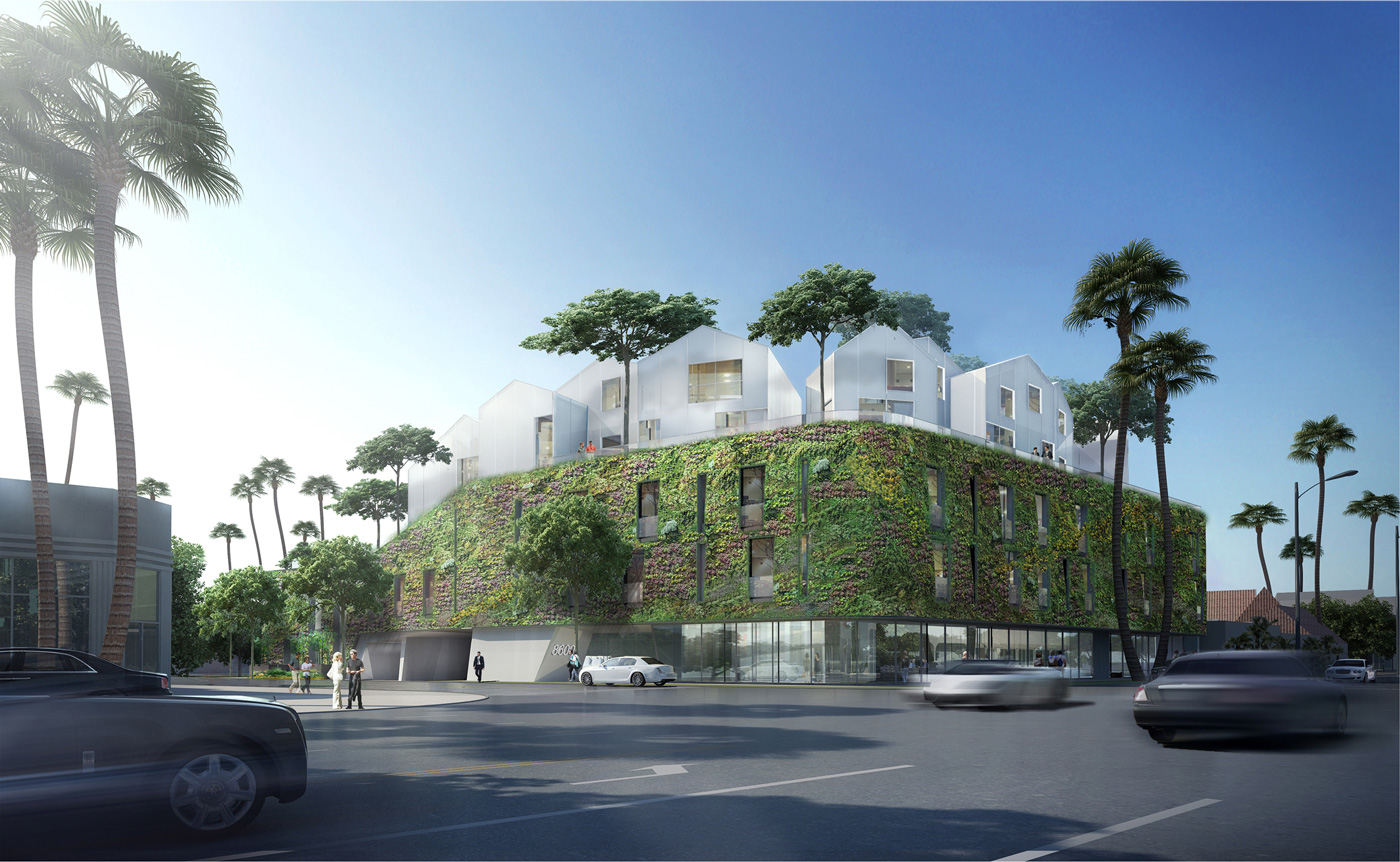 MAD Architects, Ma Yansong, Beverly Hills, 8600 Wilshire, Multifamily
