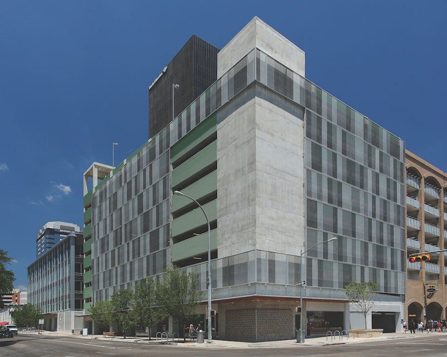 112 East 5th Street Parking Garage in Austin, Texas. Courtesy McElroy 6 ways to use metal screens and mesh for best effect