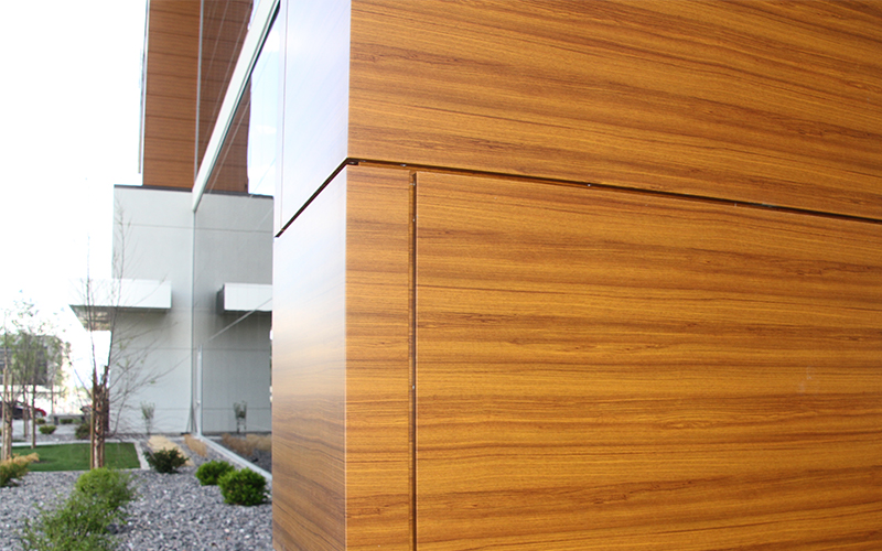 ALPOLIC panels can be formed into any shape and still bring the look of wood