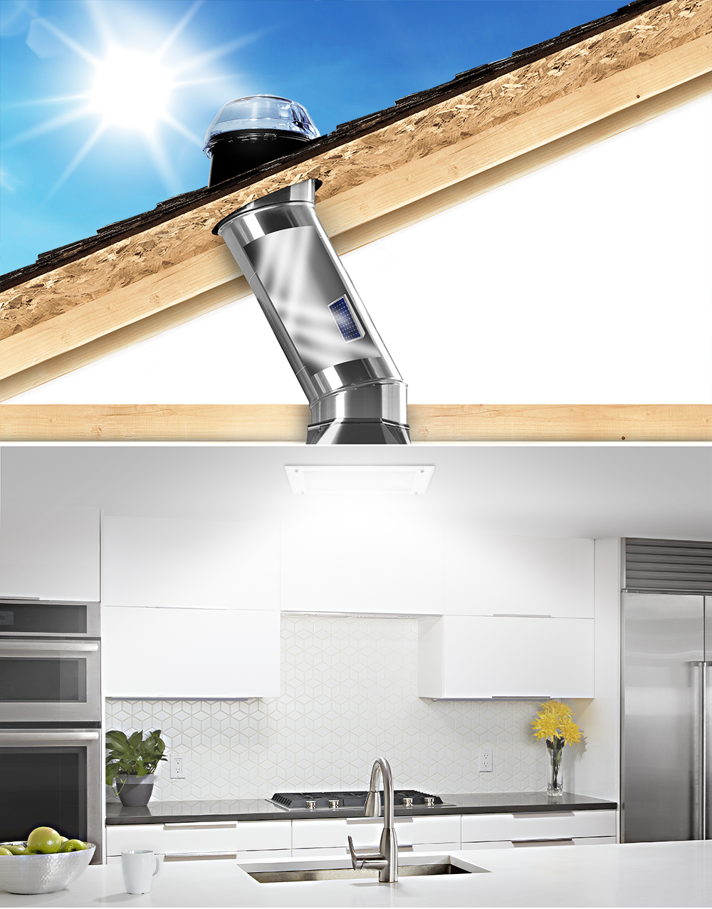 Residential kitchen with Solatube tubular skylight.jpg