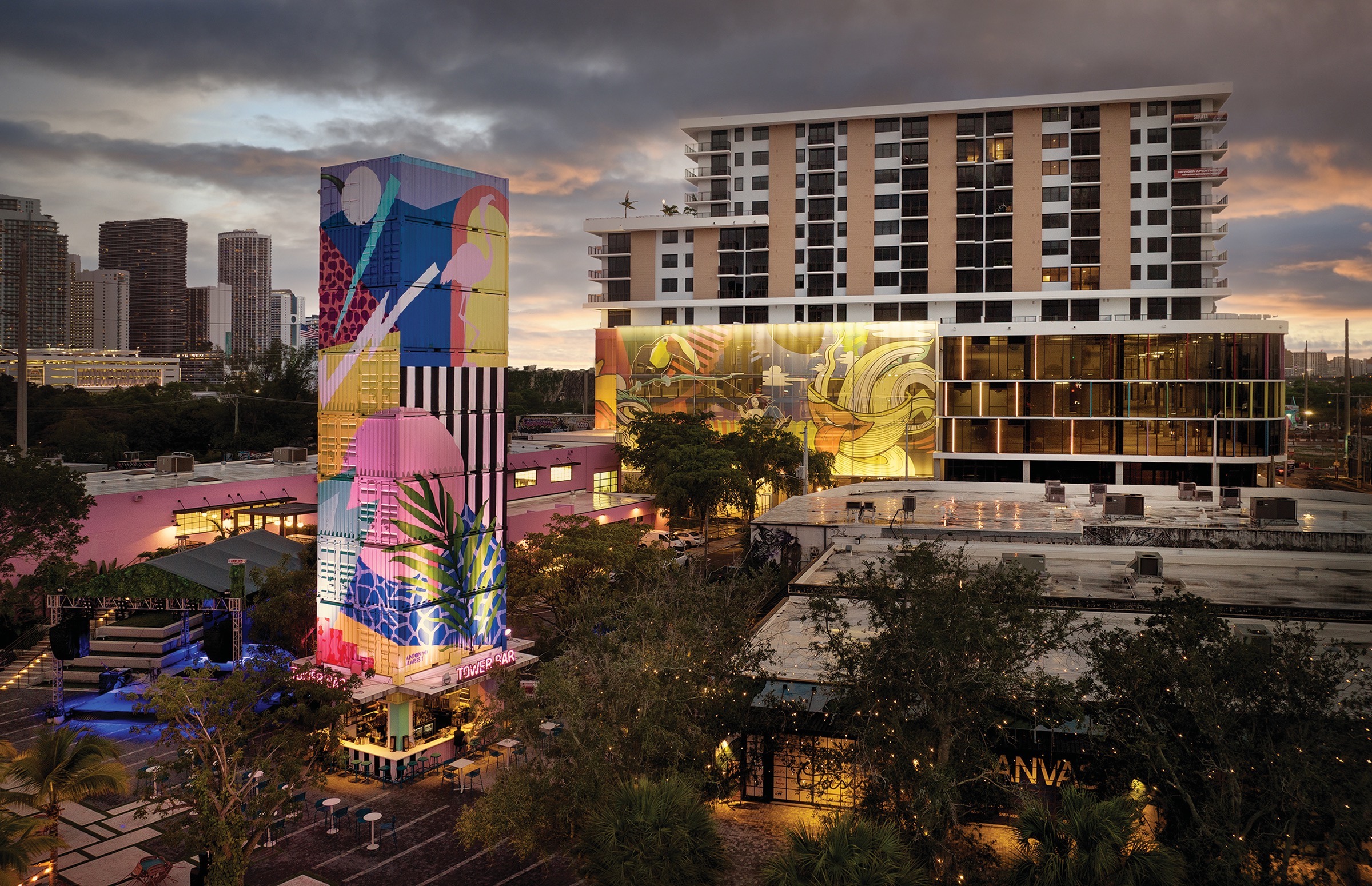 Strata Wynwood, an eight-story, mixed-use structure