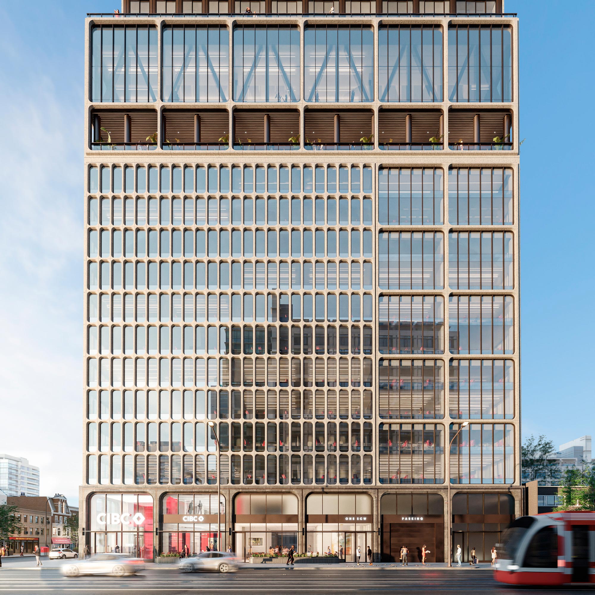 Office to residential repositioning at 1 St. Clair Ave West, Toronto