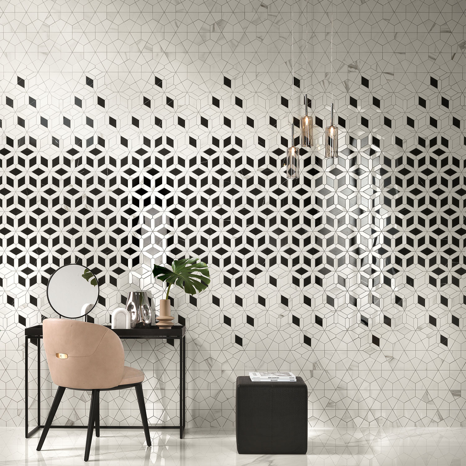 Marvel Meraviglia Diamond decor by Zaha Hadid tile trends 2024