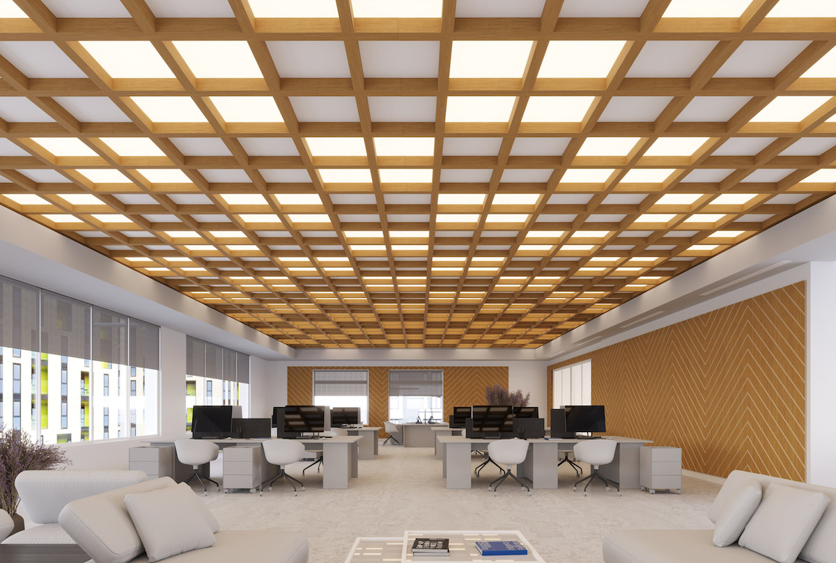 SoftSpan modular ceiling system from Arktura