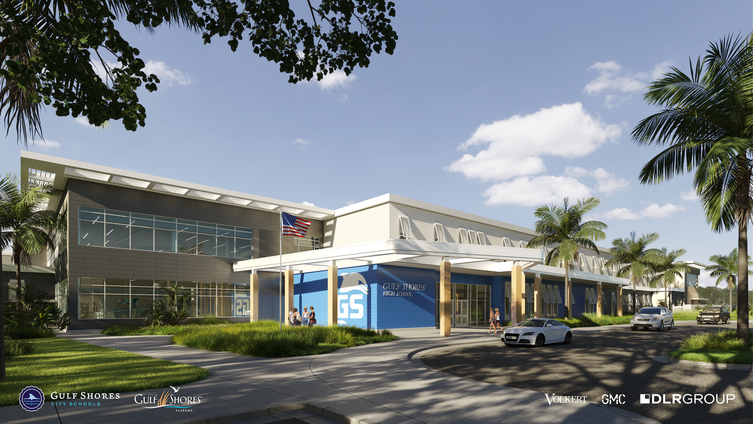 Designed by DLR Group and Goodwyn Mills Cawood, the 287,000-sf Gulf Shores High School will offer cutting-edge facilities and hands-on learning opportunities.