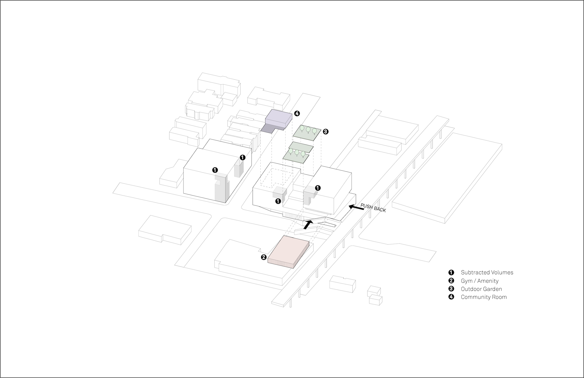 HUB 32 multifamily housing project, chicago, Brooks Scarpa diagram 3
