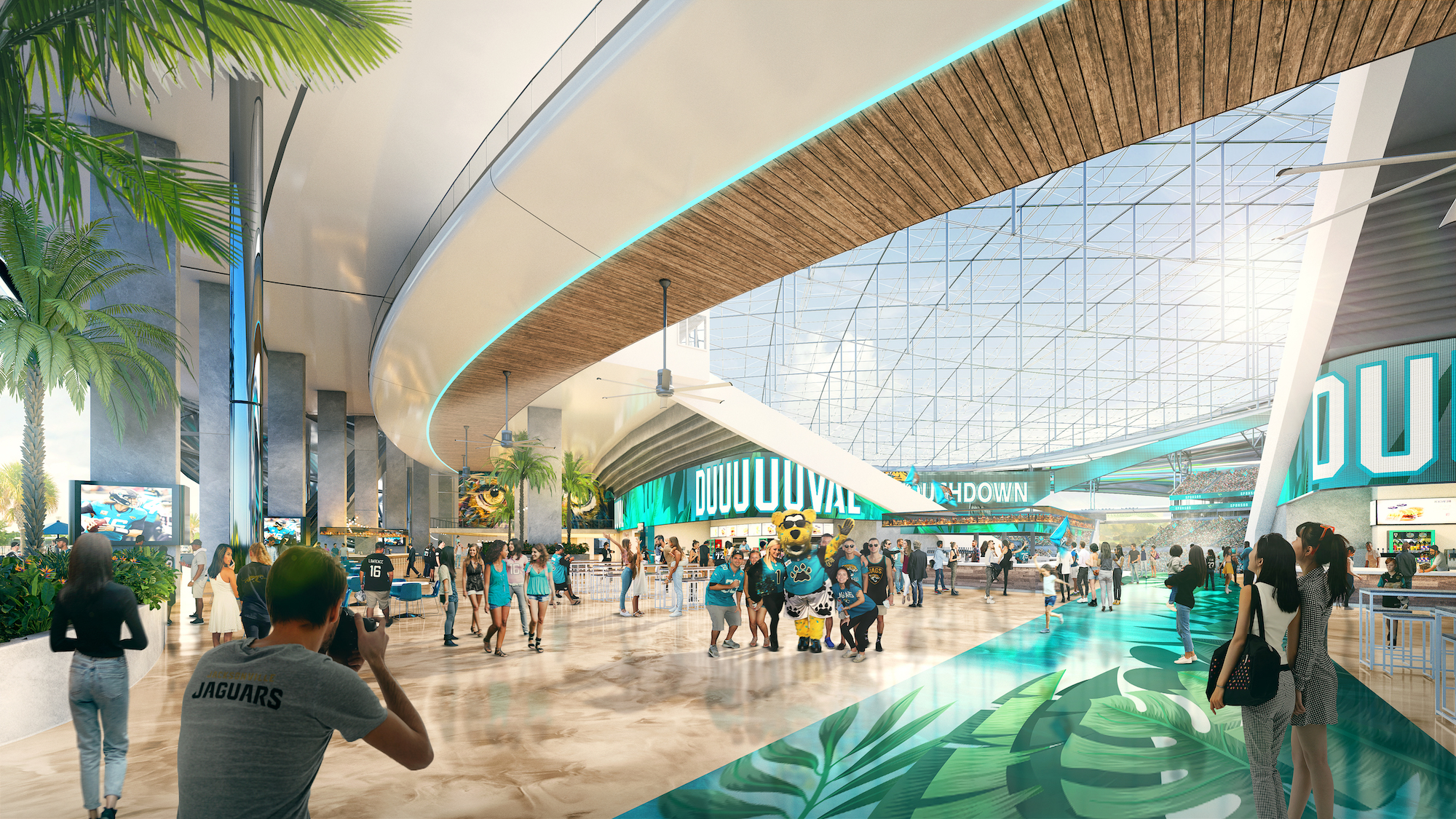 The Jacksonville Jaguars release the conceptual designs of their ‘stadium of the future’  