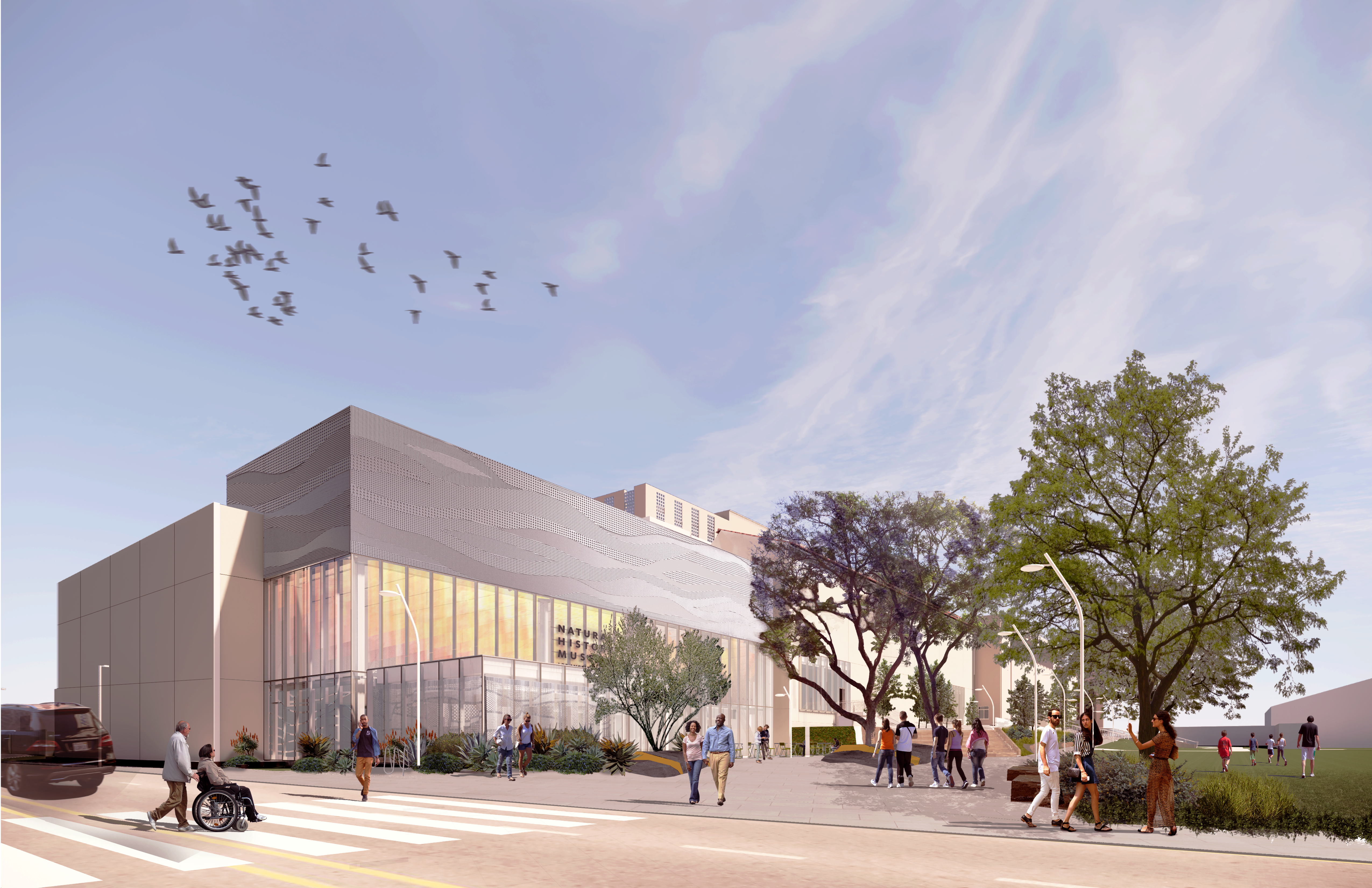 New wing of Natural History Museums of Los Angeles to be a destination and portal