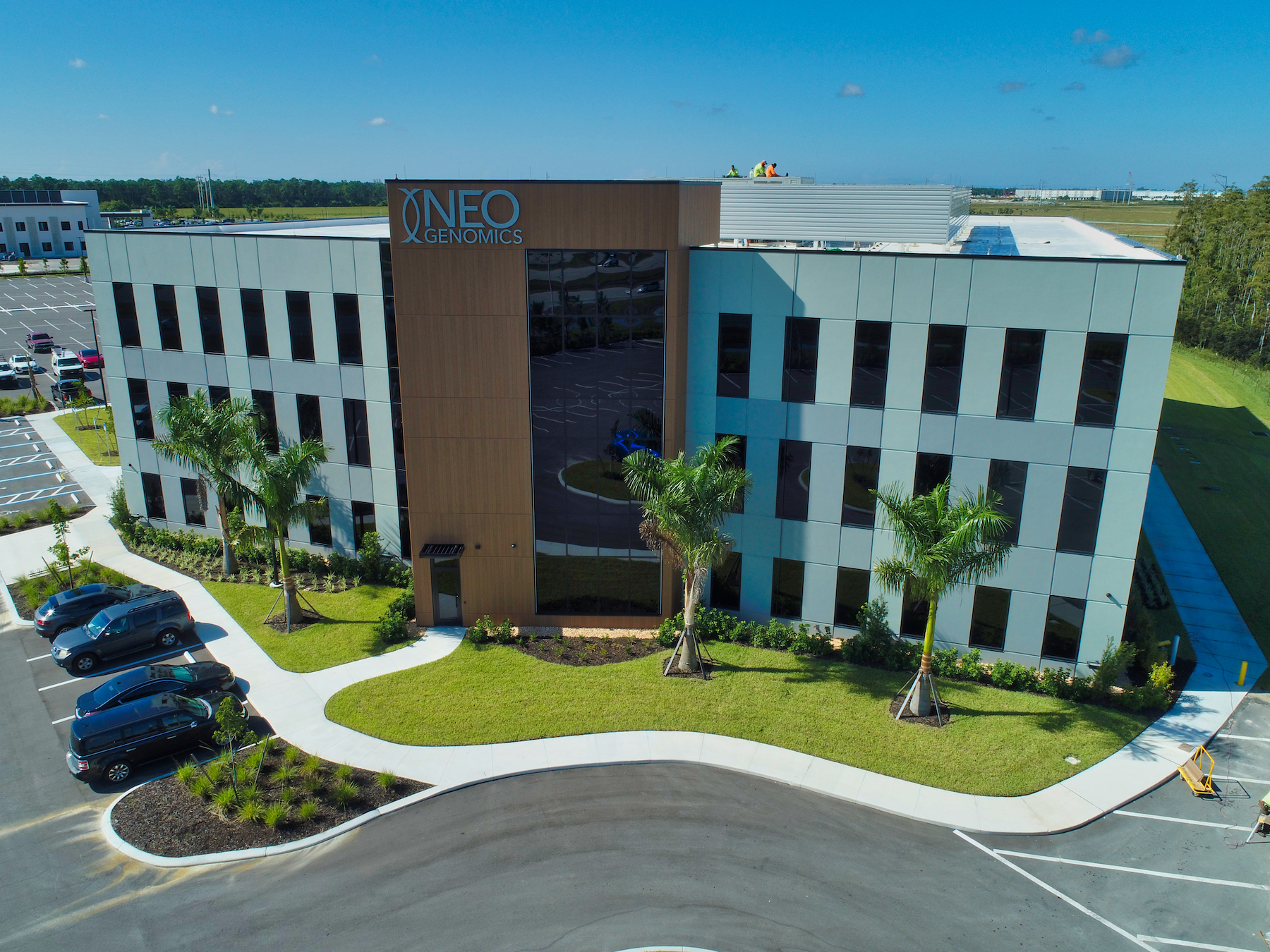 A rendering of NeoGenomics' corporate headquarters