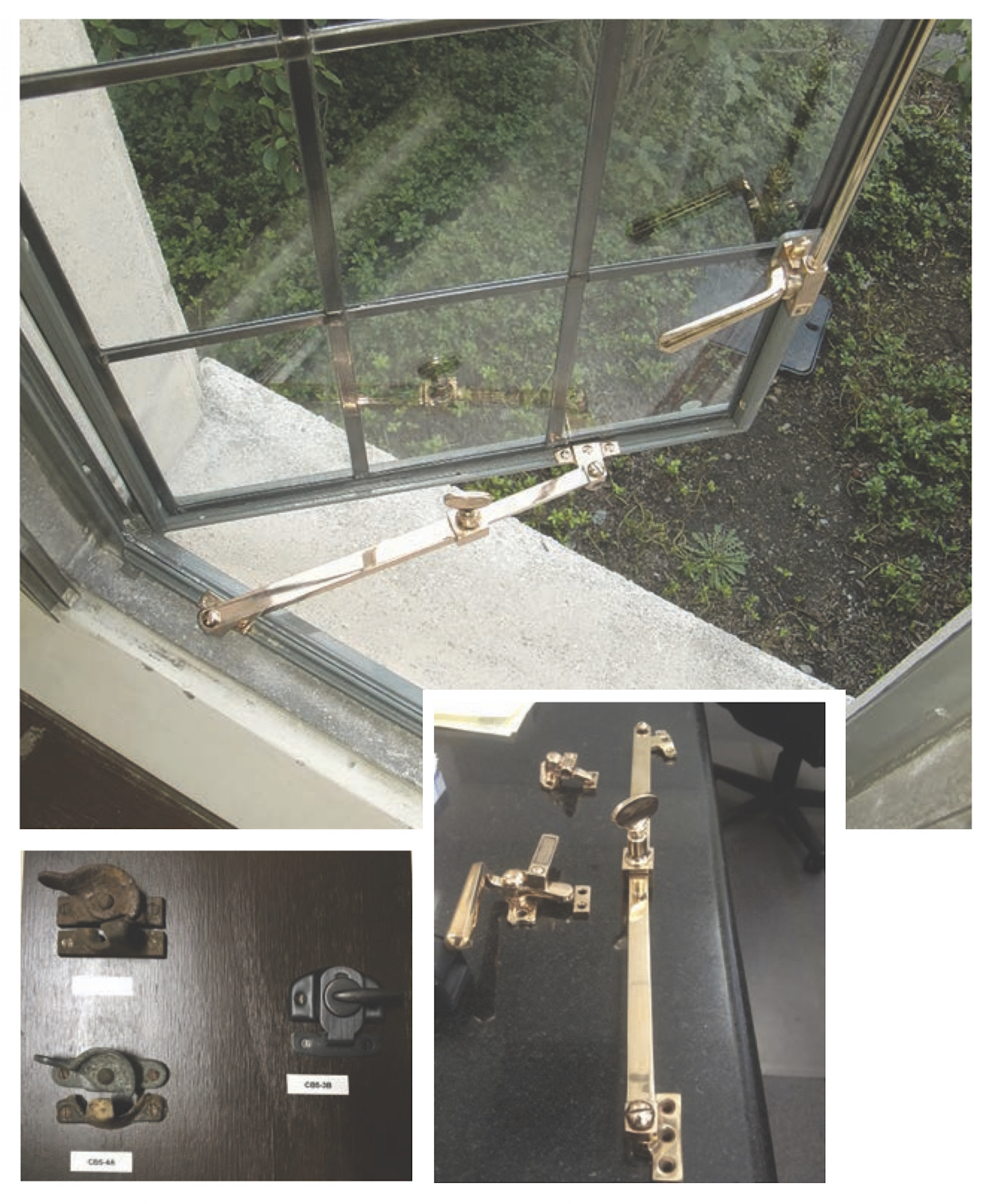 Performance considerations for historic window replacement and repair hardware
