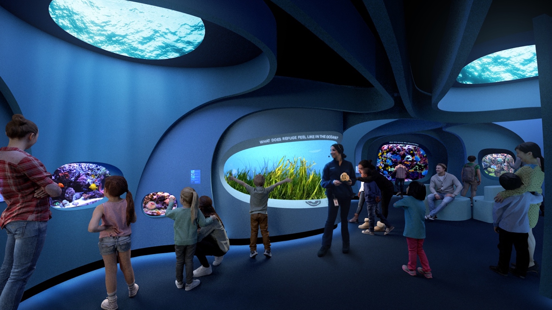 Seattle Aquarium Ocean Pavillion int 2