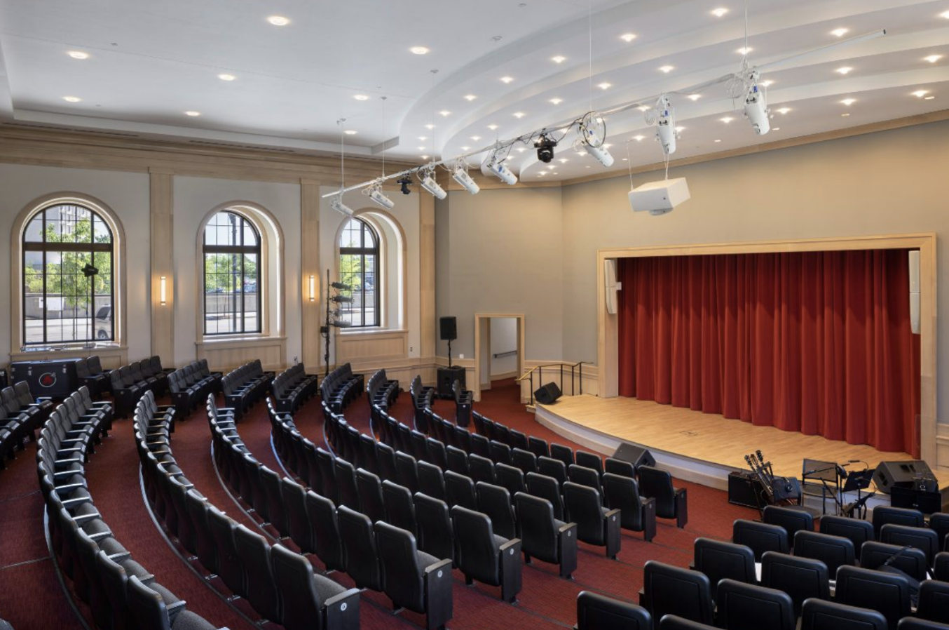 Theater-auditorium in Community Learning Center