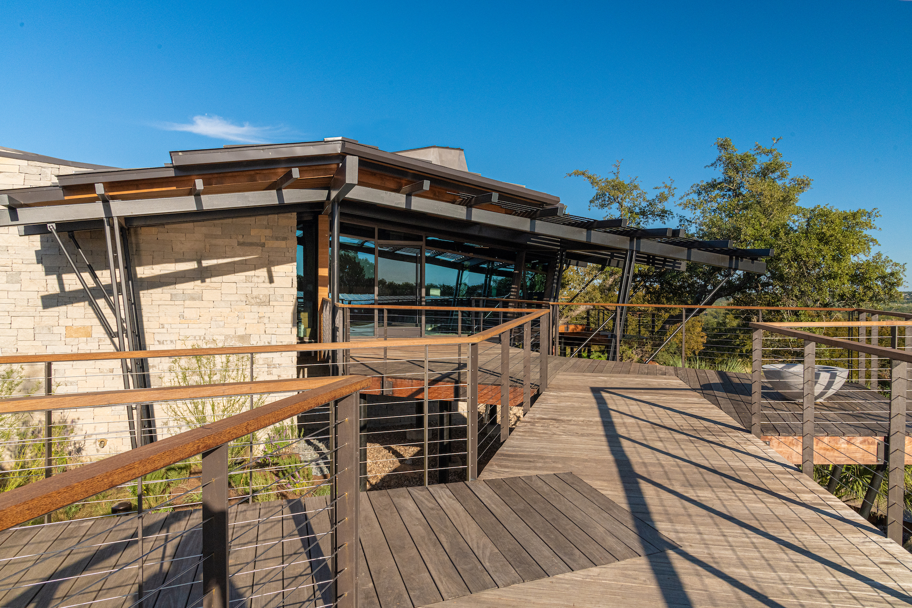 Texas Hill Country, a new clubhouse designed by the firm three at Horseshoe Bay Resort